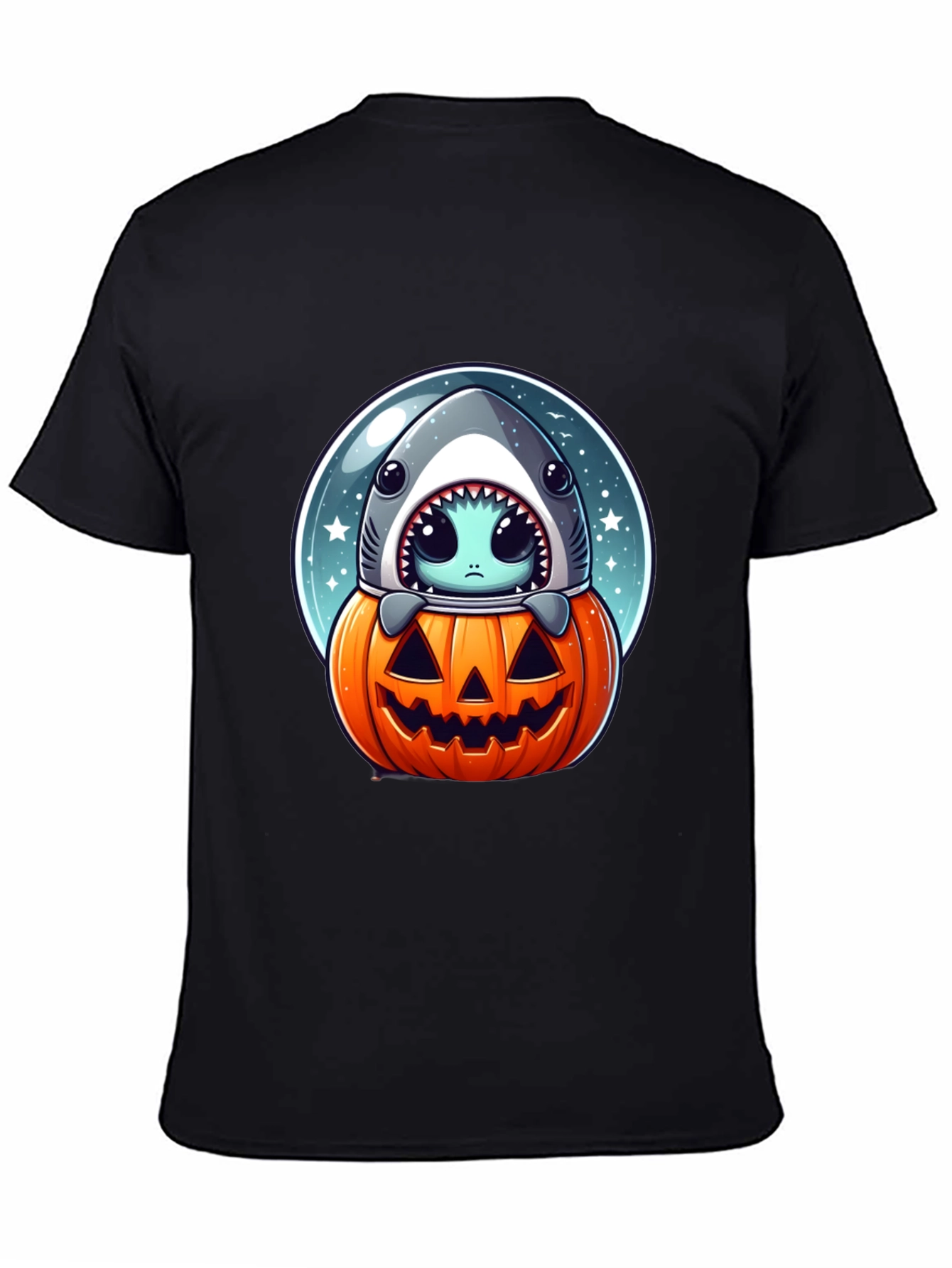Spooky Shark Pumpkin T-Shirt