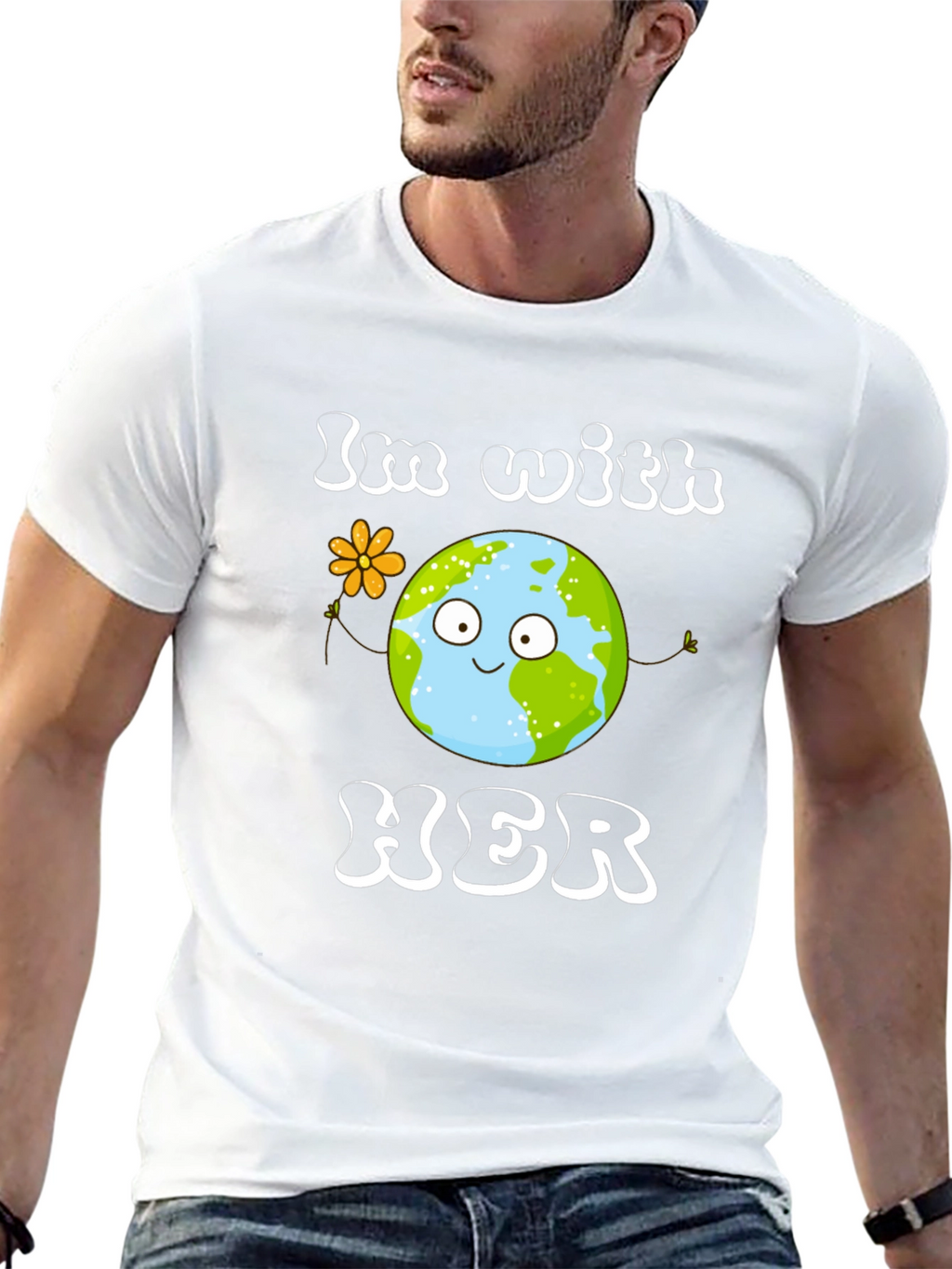 Earth Day T-Shirt - Im With Her