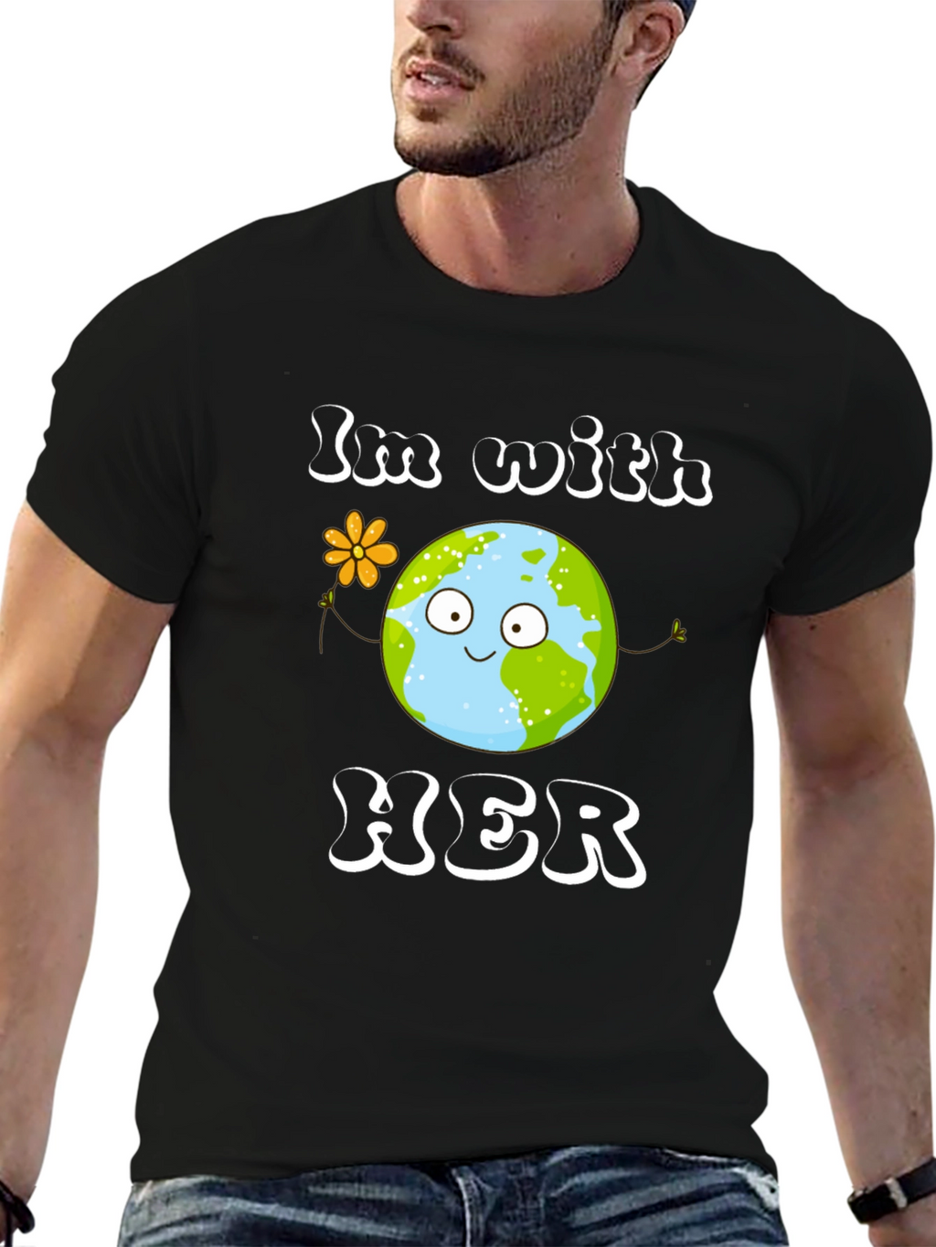 Earth Day T-Shirt - Im With Her