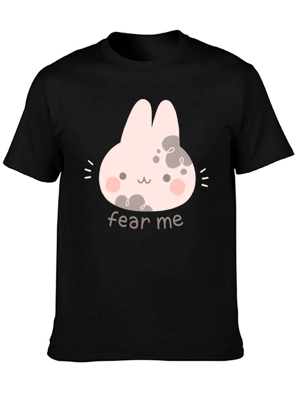 Fear Me Bunny Black T-Shirt