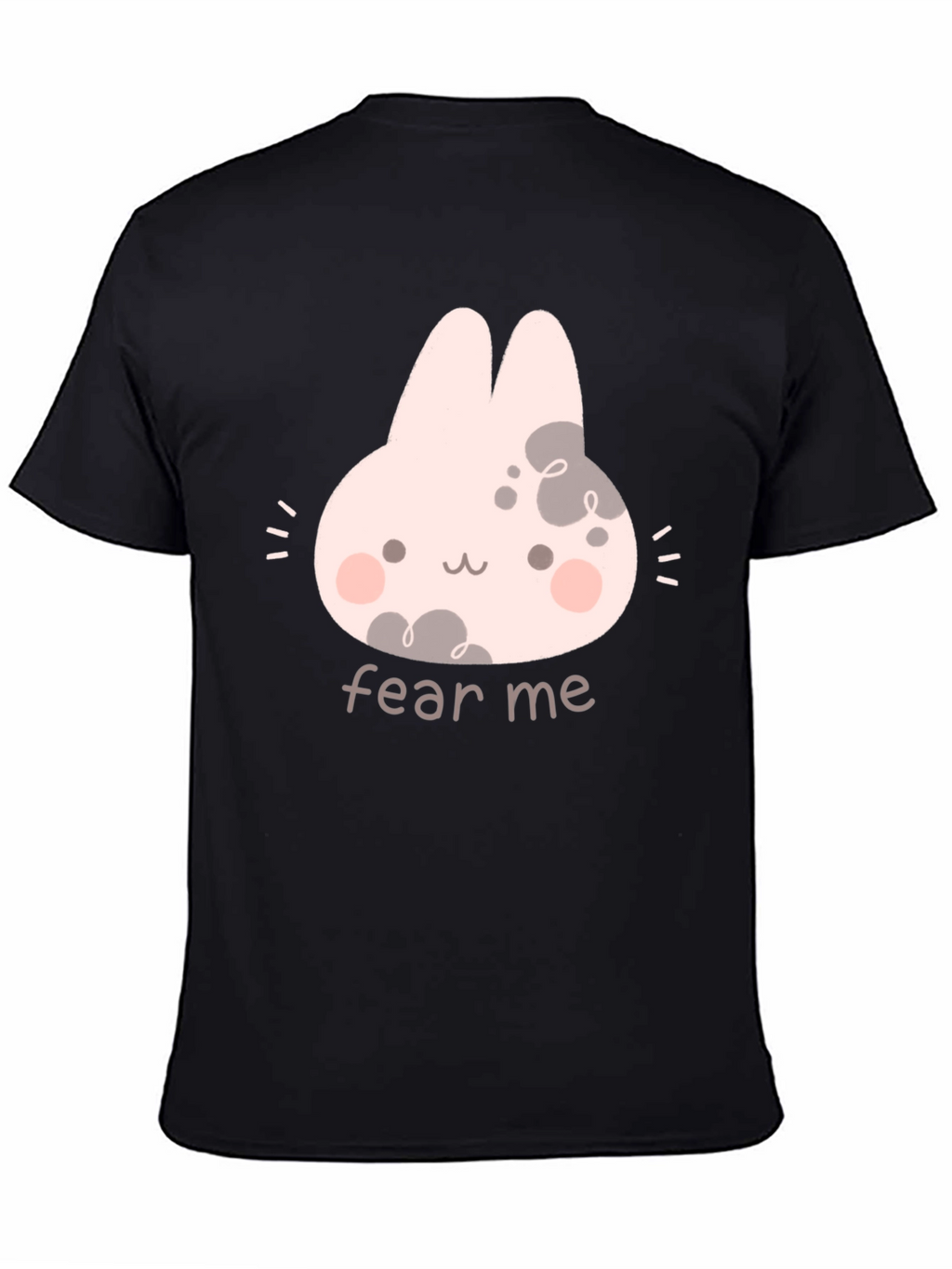 Fear Me Bunny Black T-Shirt