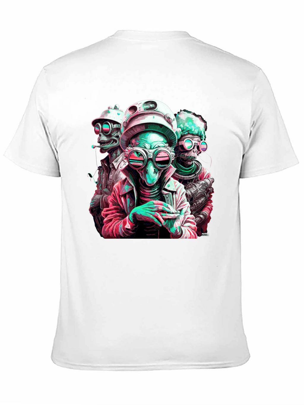 Cool Alien Crew Graphic Tee