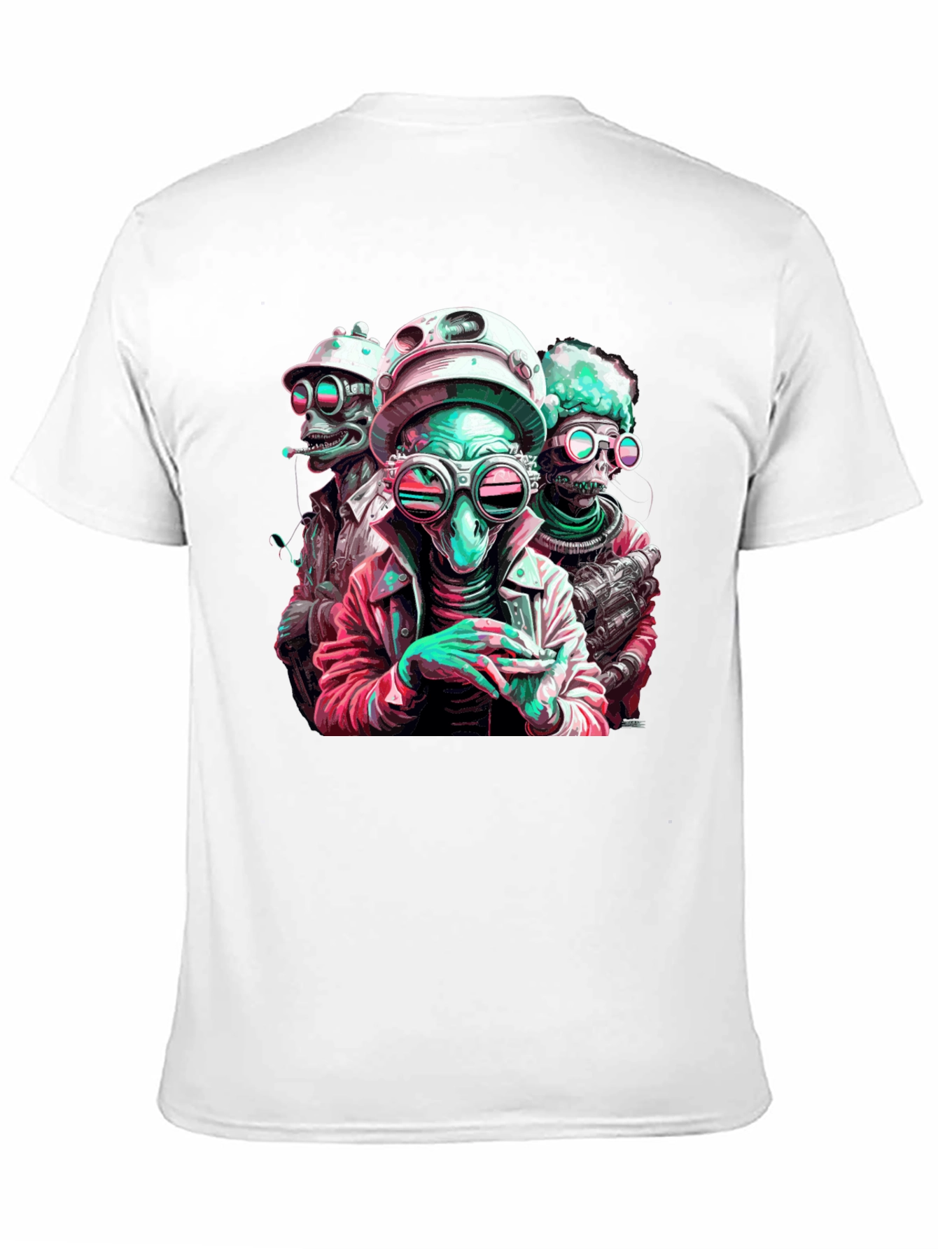 Cool Alien Crew Graphic Tee