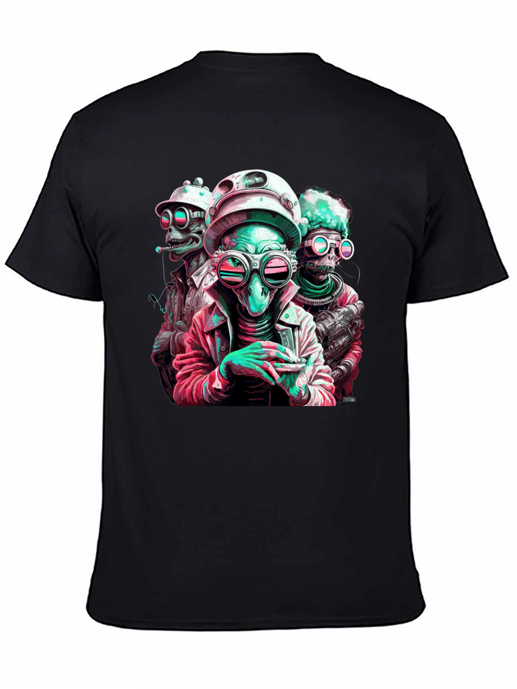Cool Alien Crew Graphic Tee