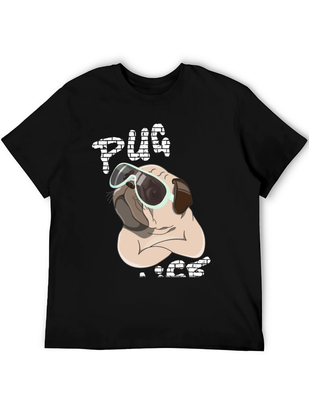 Pug Life T-Shirt: Cool Dog with Shades