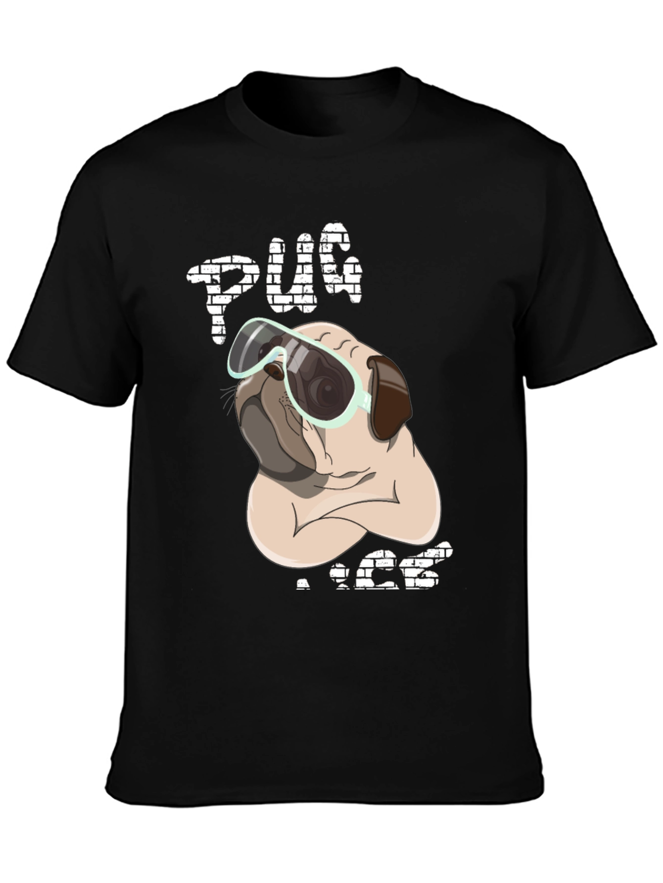Pug Life T-Shirt: Cool Dog with Shades
