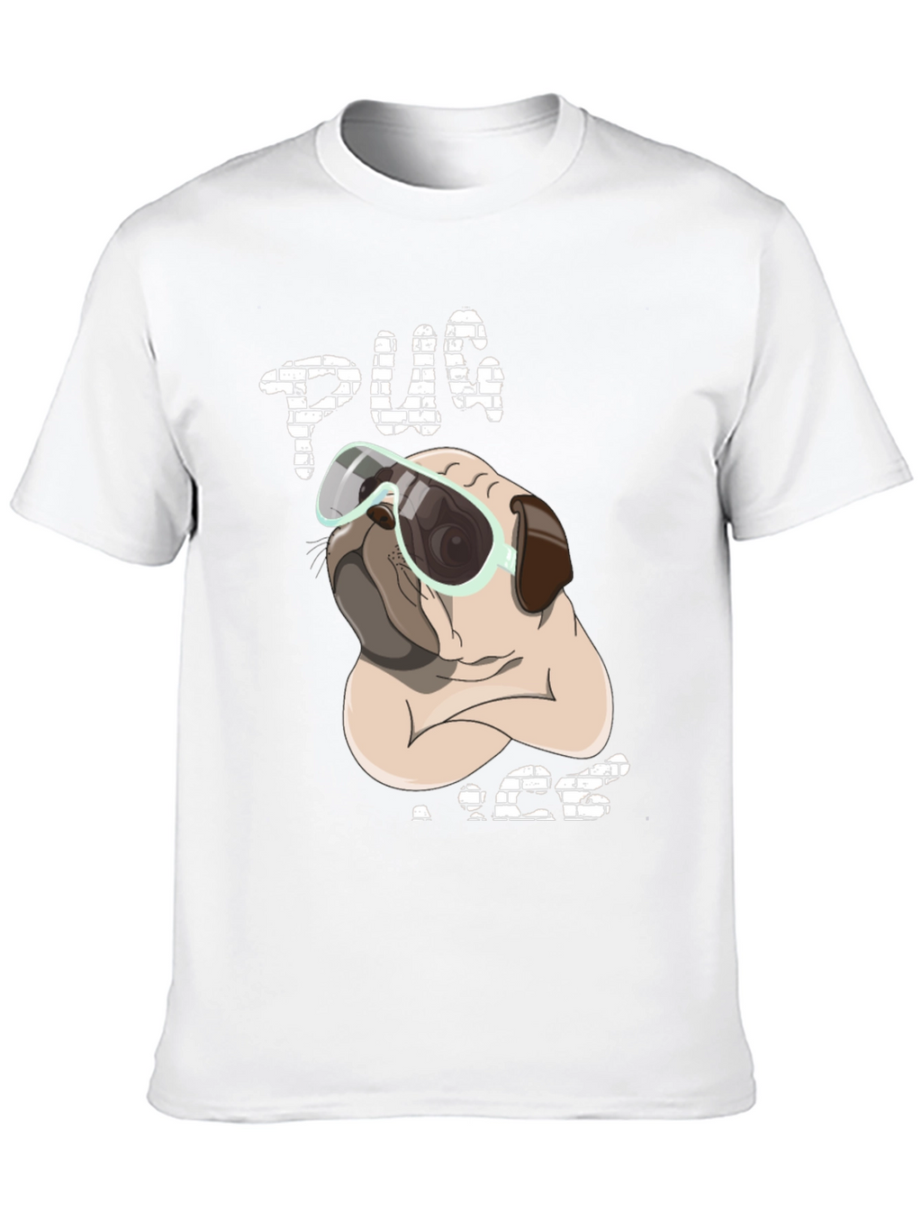 Pug Life T-Shirt: Cool Dog with Shades