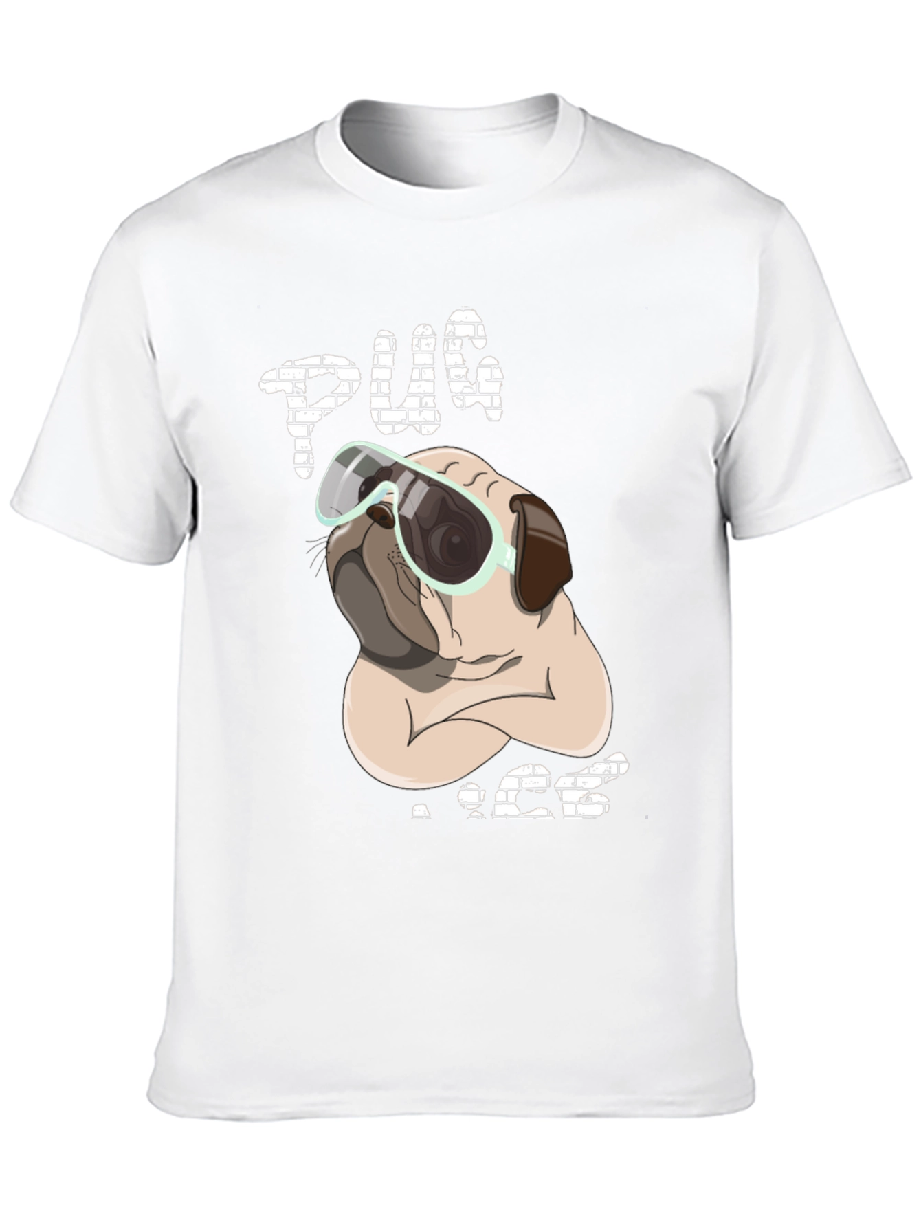 Pug Life T-Shirt: Cool Dog with Shades