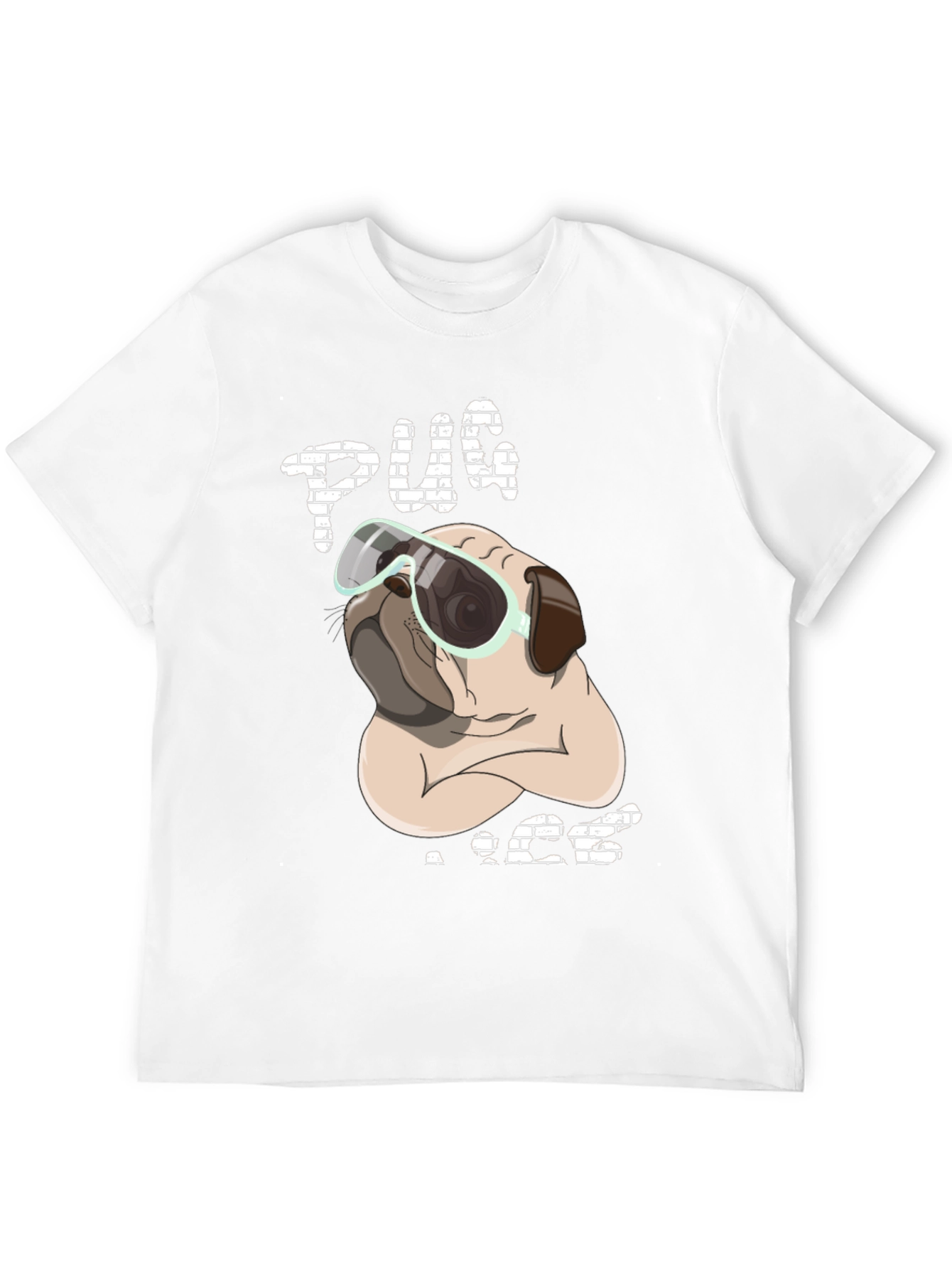 Pug Life T-Shirt: Cool Dog with Shades