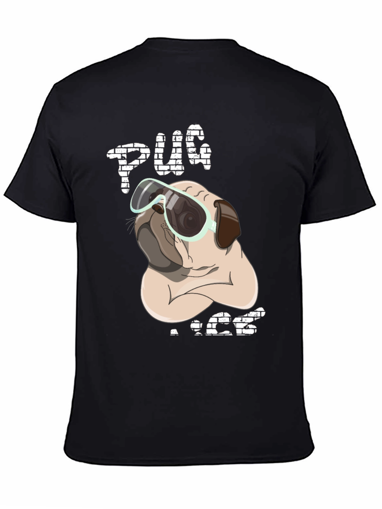 Pug Life T-Shirt: Cool Dog with Shades