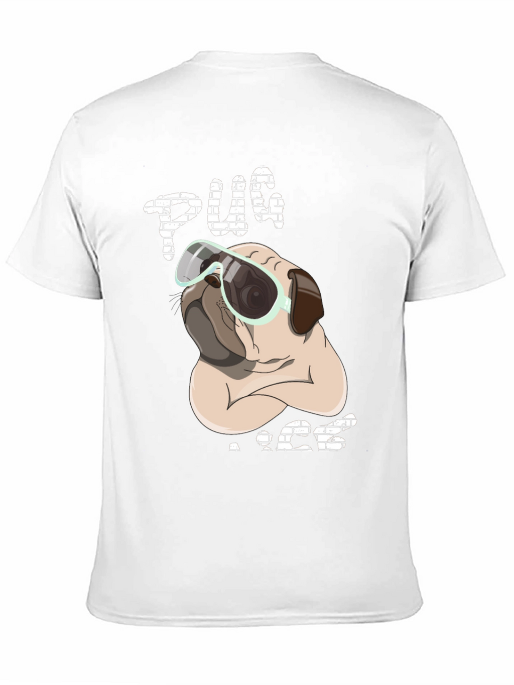 Pug Life T-Shirt: Cool Dog with Shades