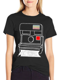 Retro Camera Graphic Tee - Stylish & Unique T-Shirt