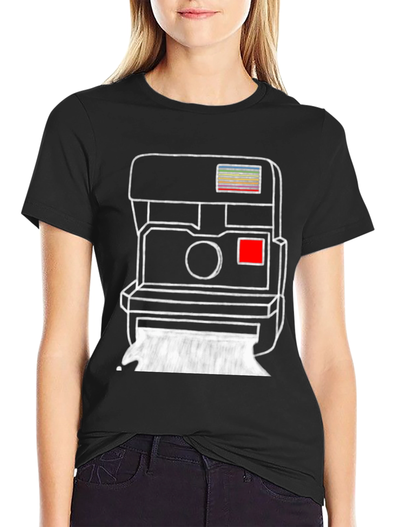 Retro Camera Graphic Tee - Stylish & Unique T-Shirt
