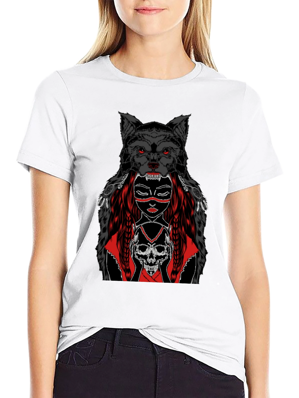 Wolf Spirit T-Shirt Graphic Tee