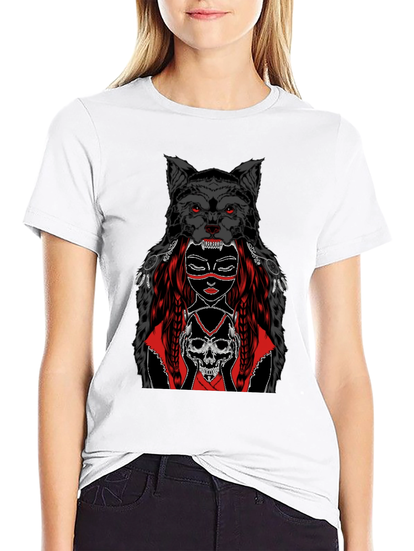 Wolf Spirit T-Shirt Graphic Tee