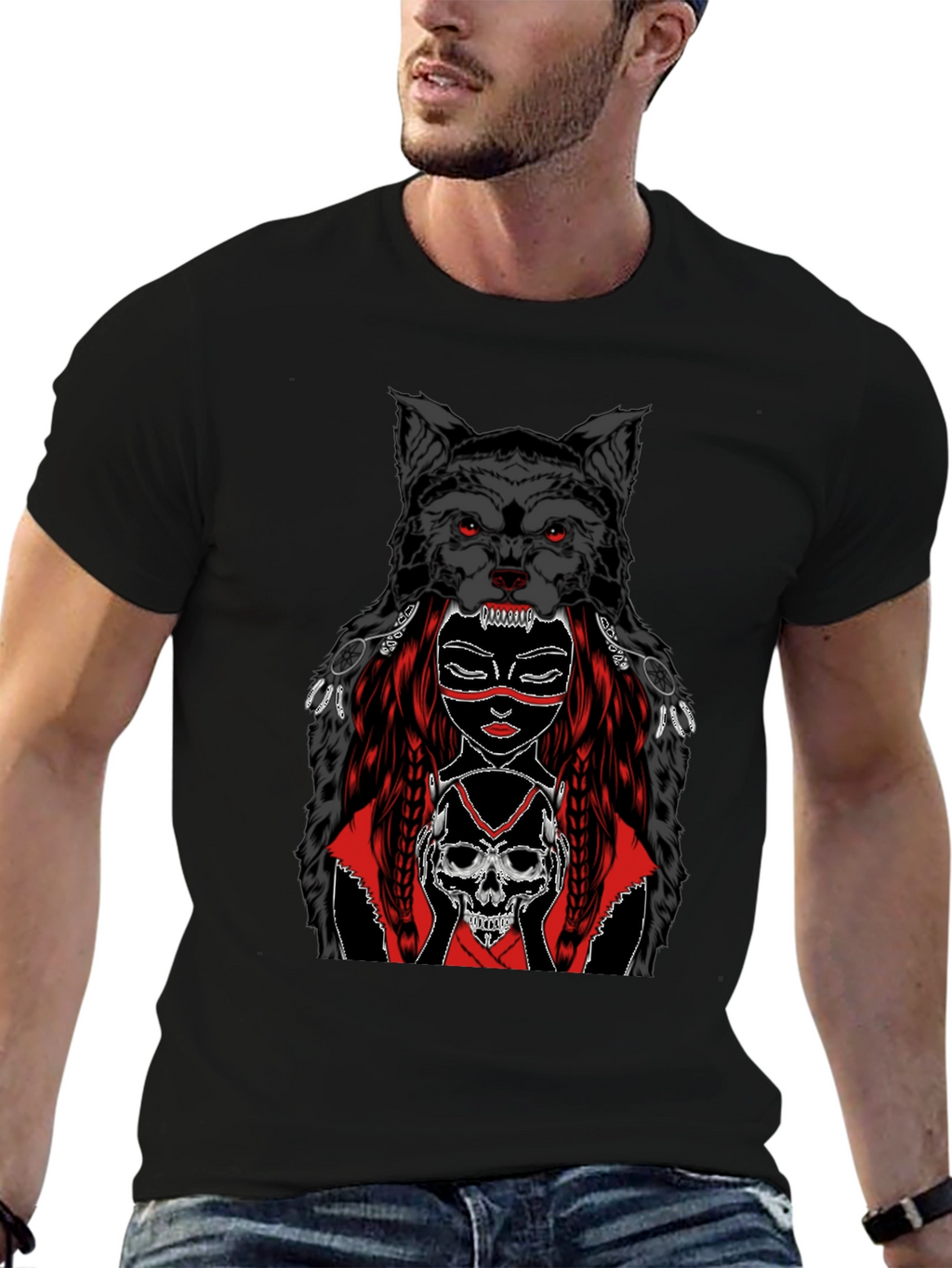 Wolf Spirit T-Shirt Graphic Tee