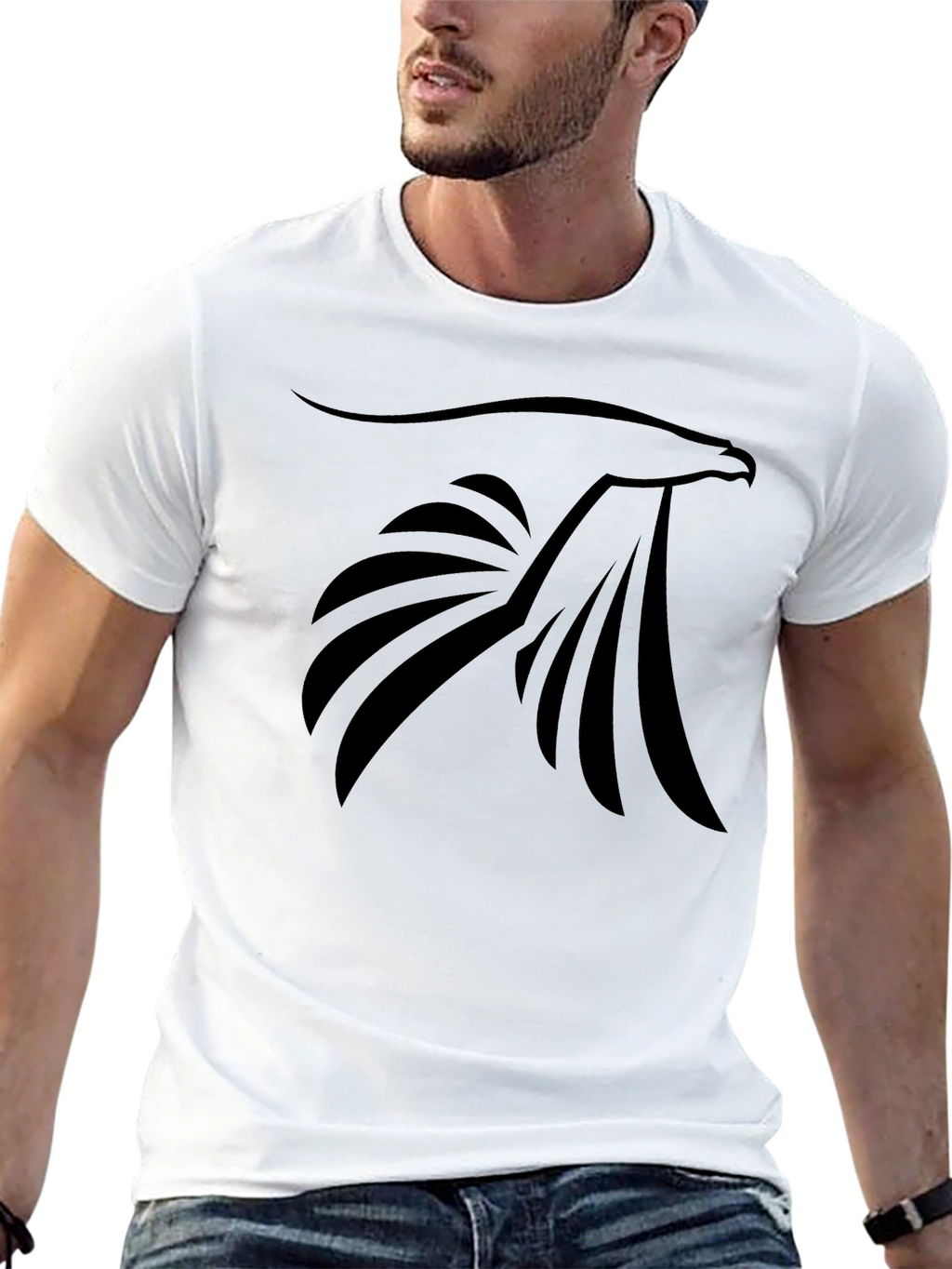 Black Eagle Graphic T-Shirt - Stylish and Unique Design