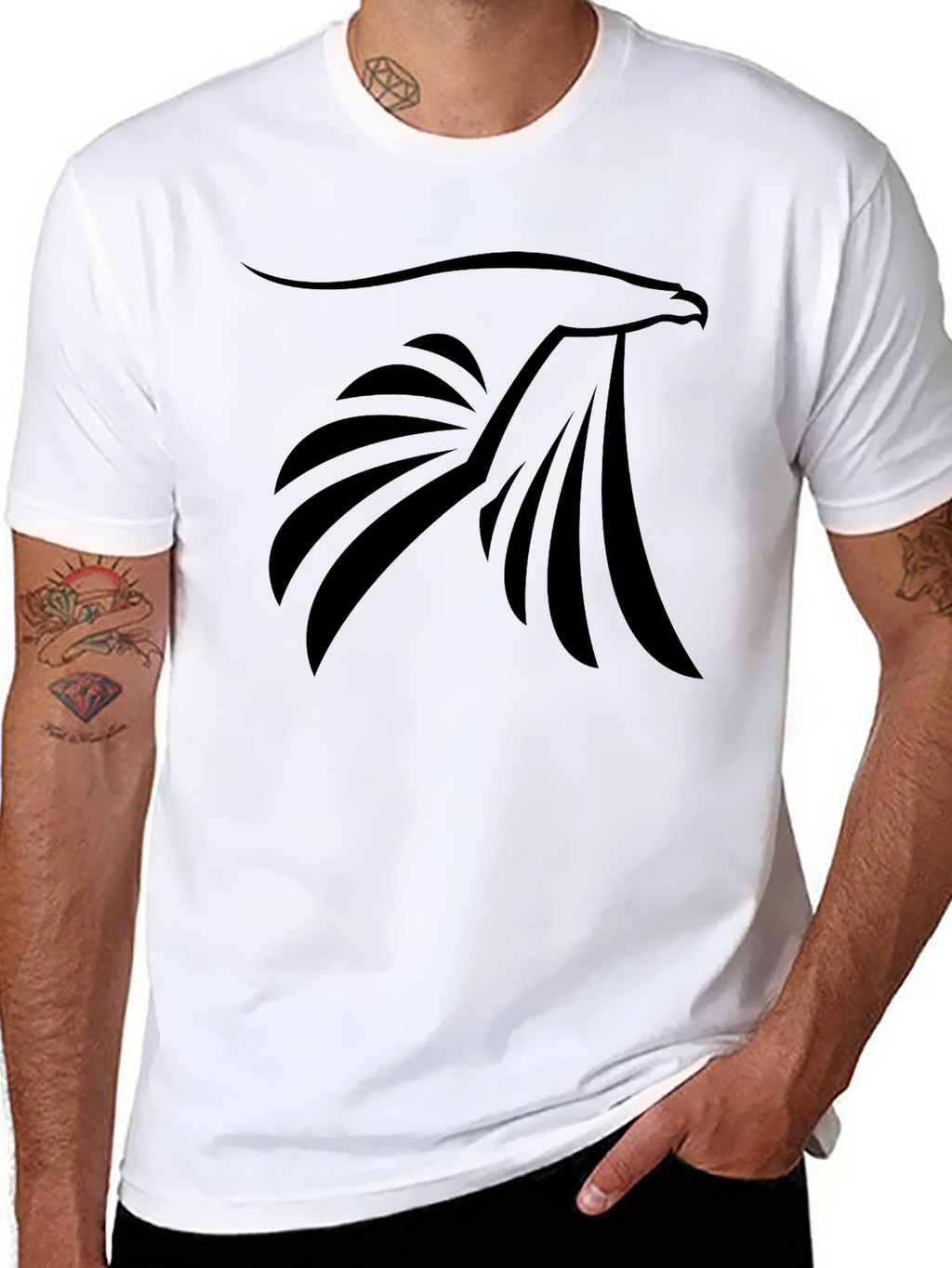 Black Eagle Graphic T-Shirt - Stylish and Unique Design