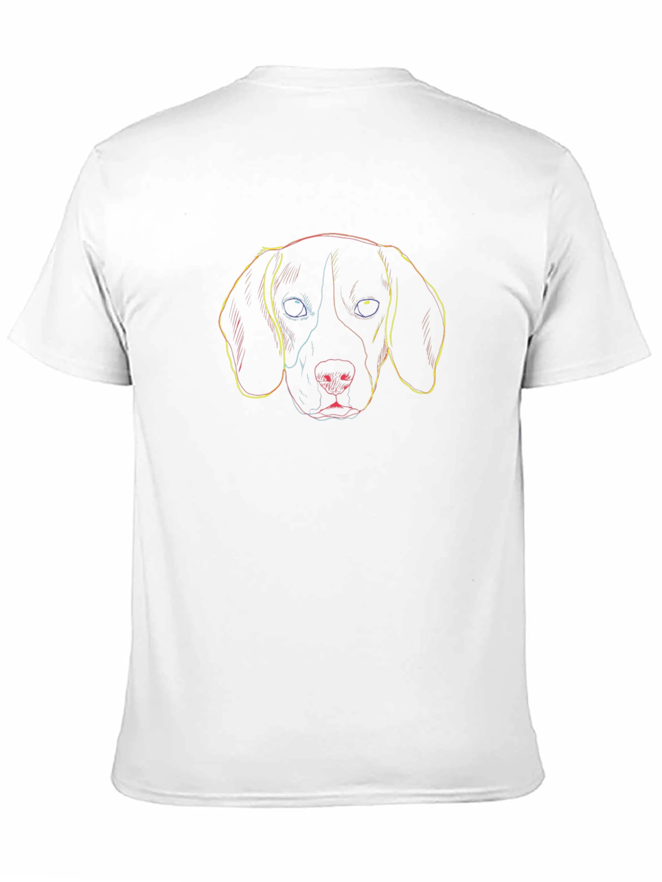 Dog Sketch T-Shirt - Cool Graphic Tee