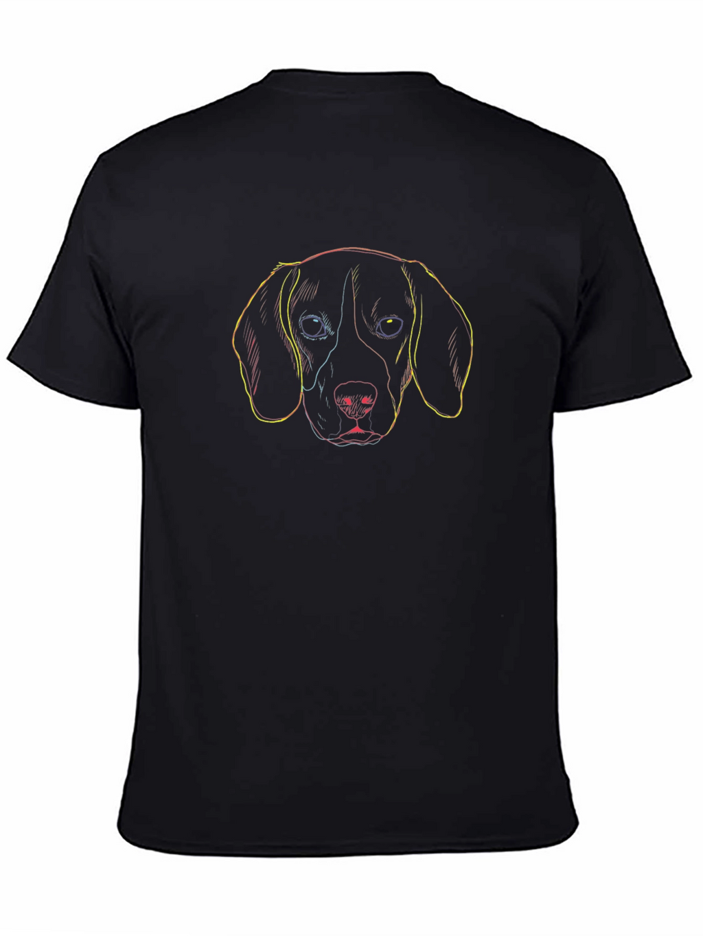 Dog Sketch T-Shirt - Cool Graphic Tee