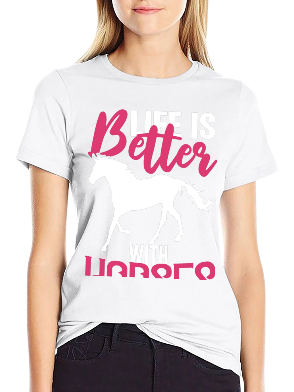 Life is Better with Horses T-Shirt