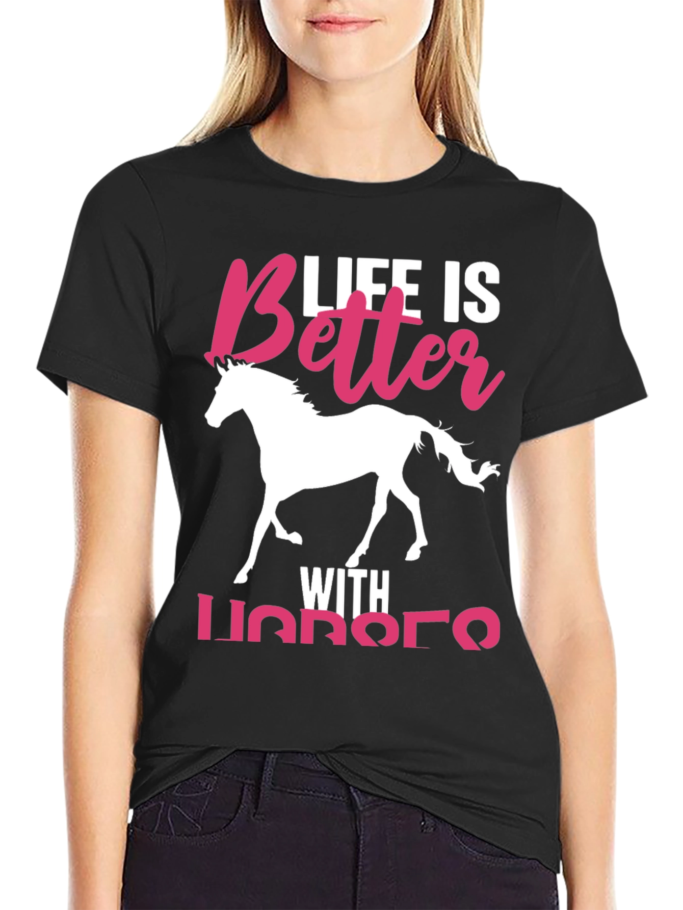 Life is Better with Horses T-Shirt
