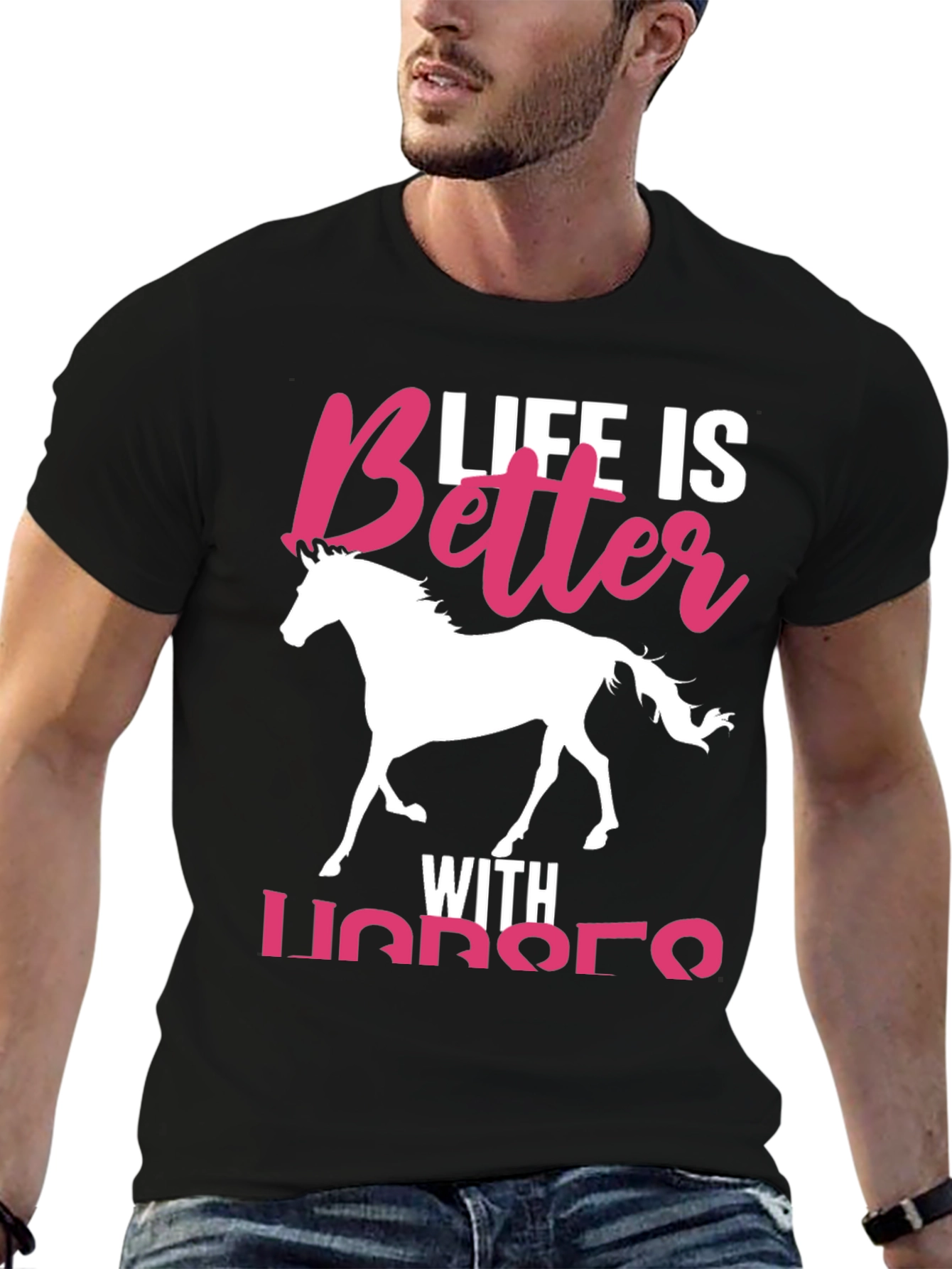 Life is Better with Horses T-Shirt