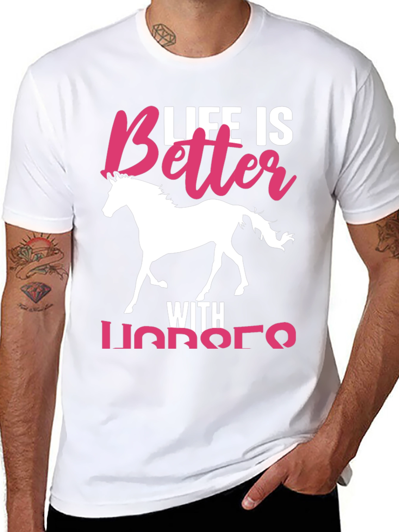Life is Better with Horses T-Shirt