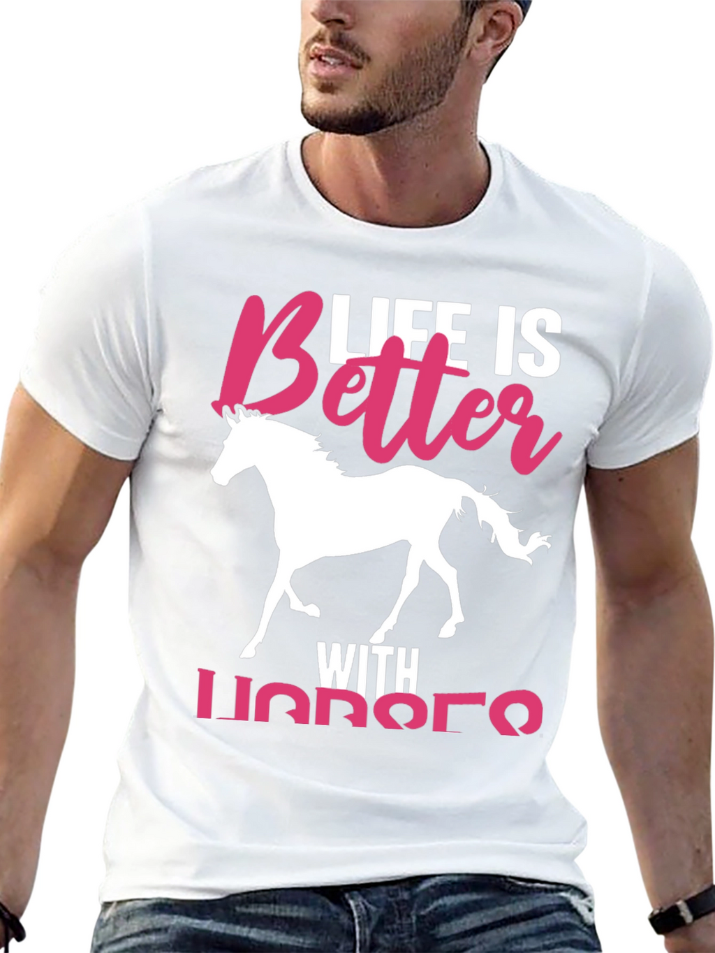 Life is Better with Horses T-Shirt