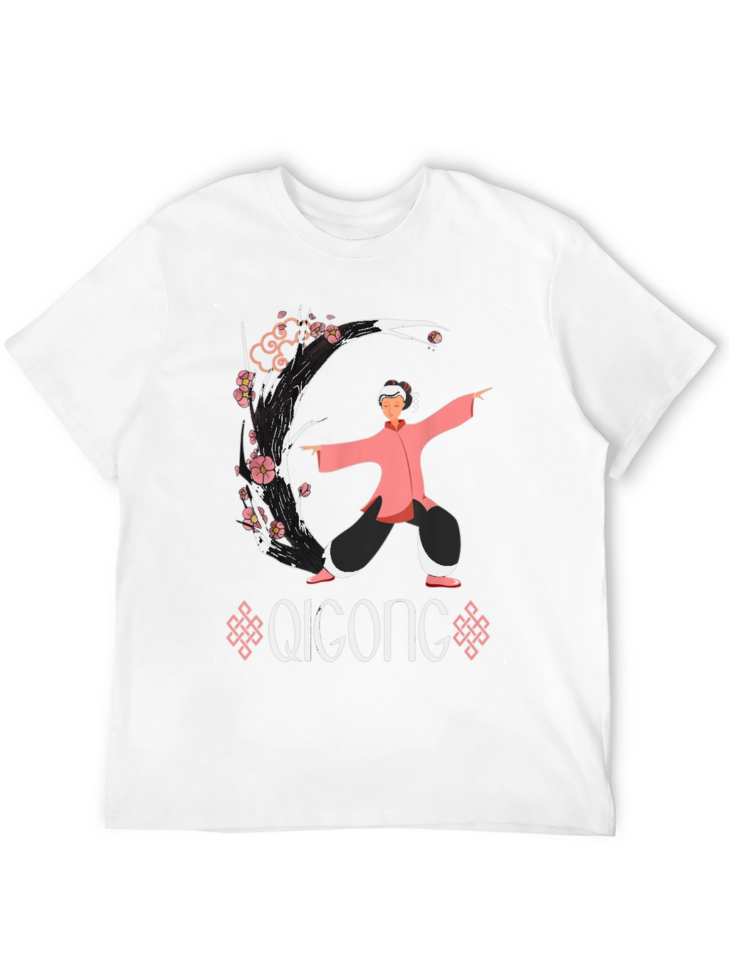 Qigong Graphic T-Shirt - Martial Arts Zen Tee