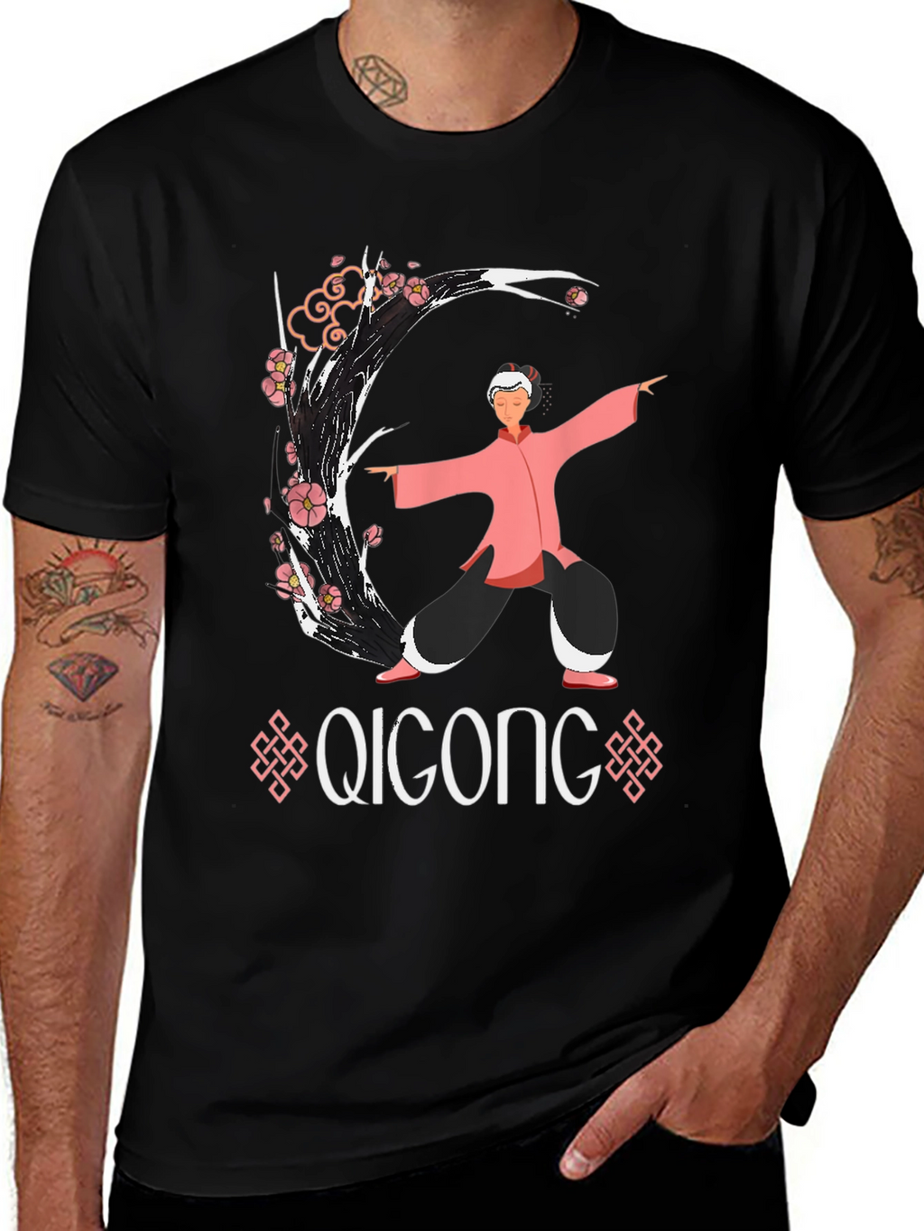Qigong Graphic T-Shirt - Martial Arts Zen Tee