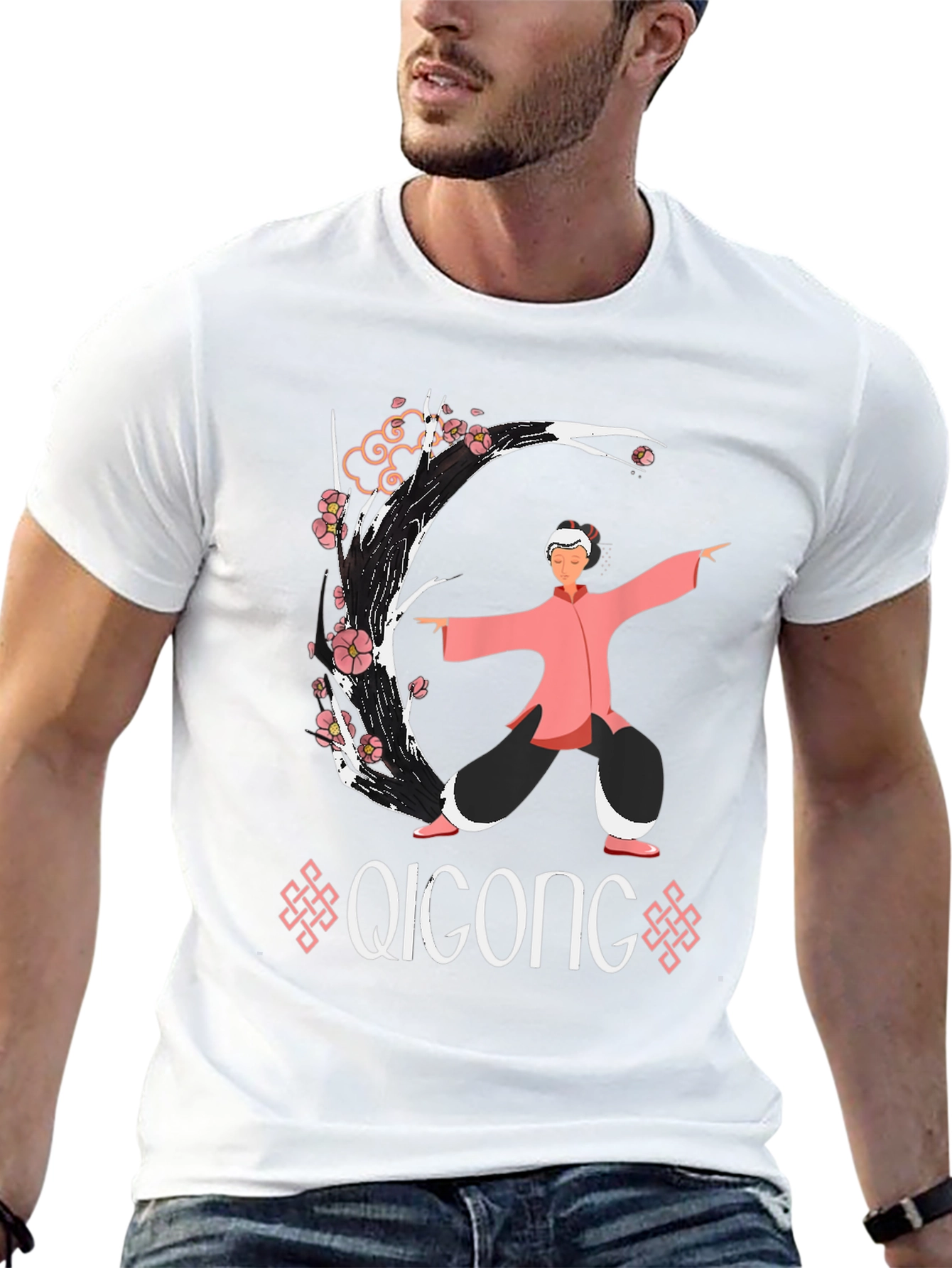 Qigong Graphic T-Shirt - Martial Arts Zen Tee