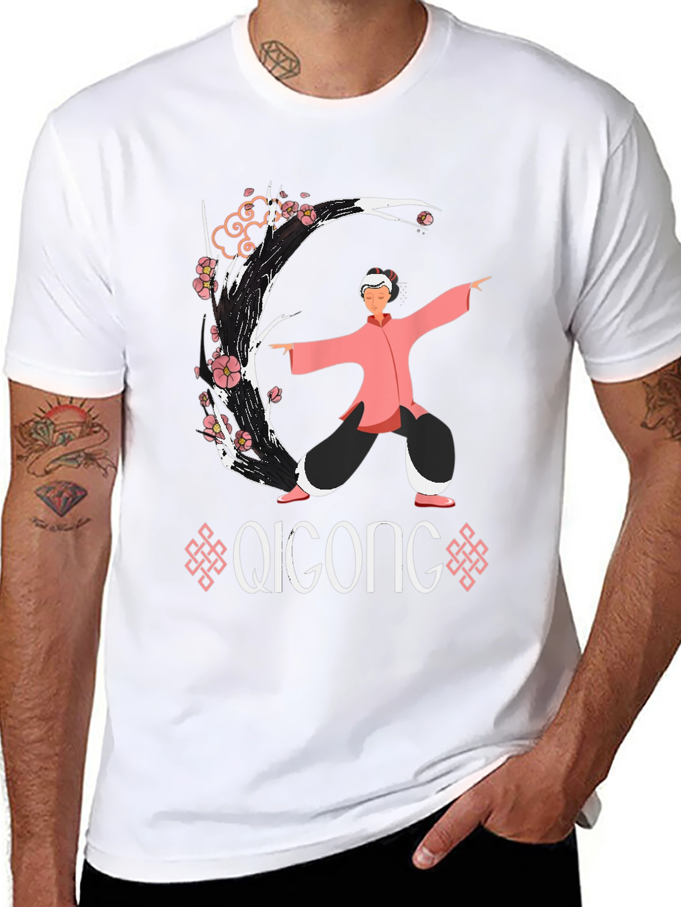 Qigong Graphic T-Shirt - Martial Arts Zen Tee