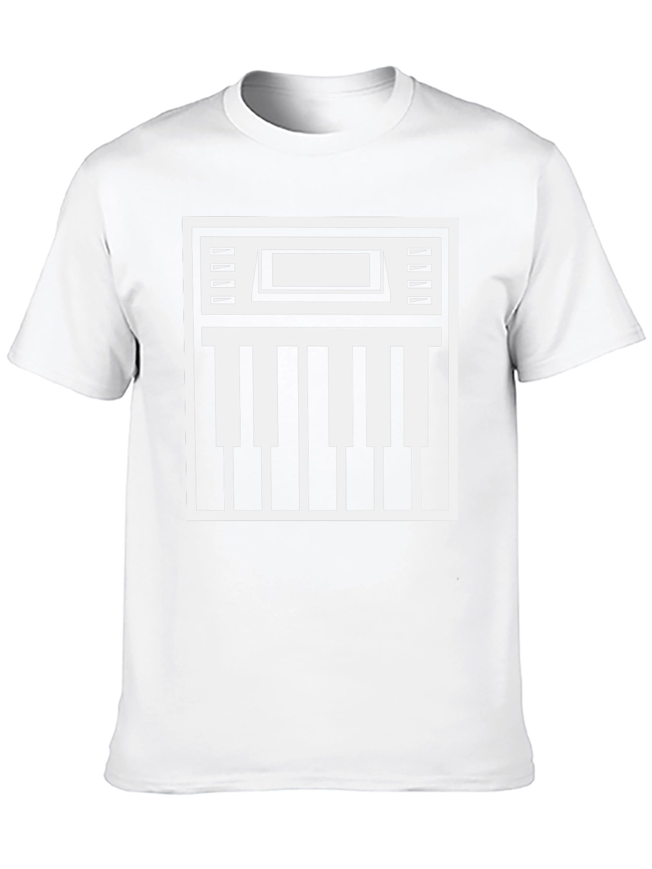 Keyboard Graphic T-Shirt - Musician Style