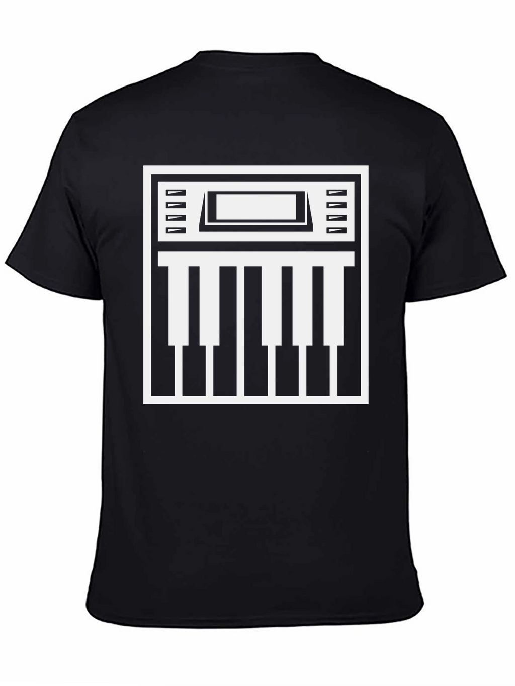 Keyboard Graphic T-Shirt - Musician Style