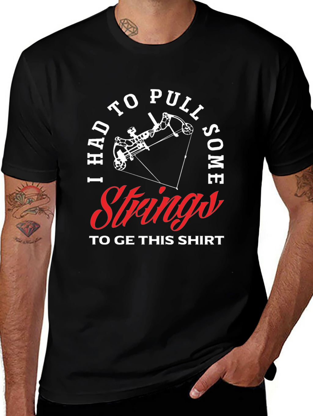 I Had To Pull Strings Mens Graphic Tee