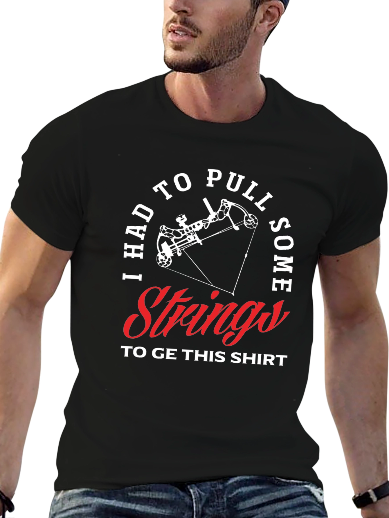 I Had To Pull Strings Mens Graphic Tee