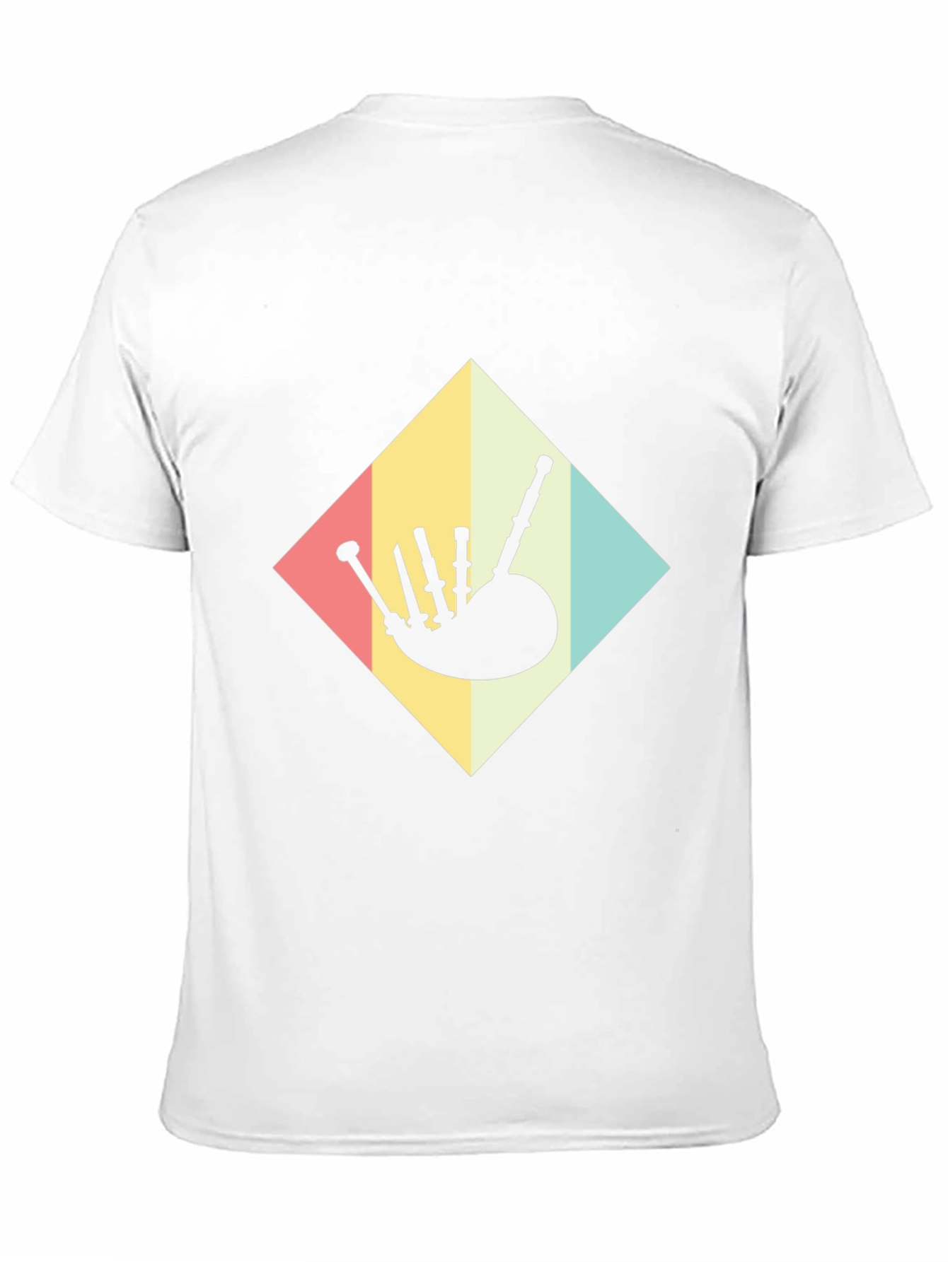 Retro Bagpipe T-Shirt - Scottish Music Tee