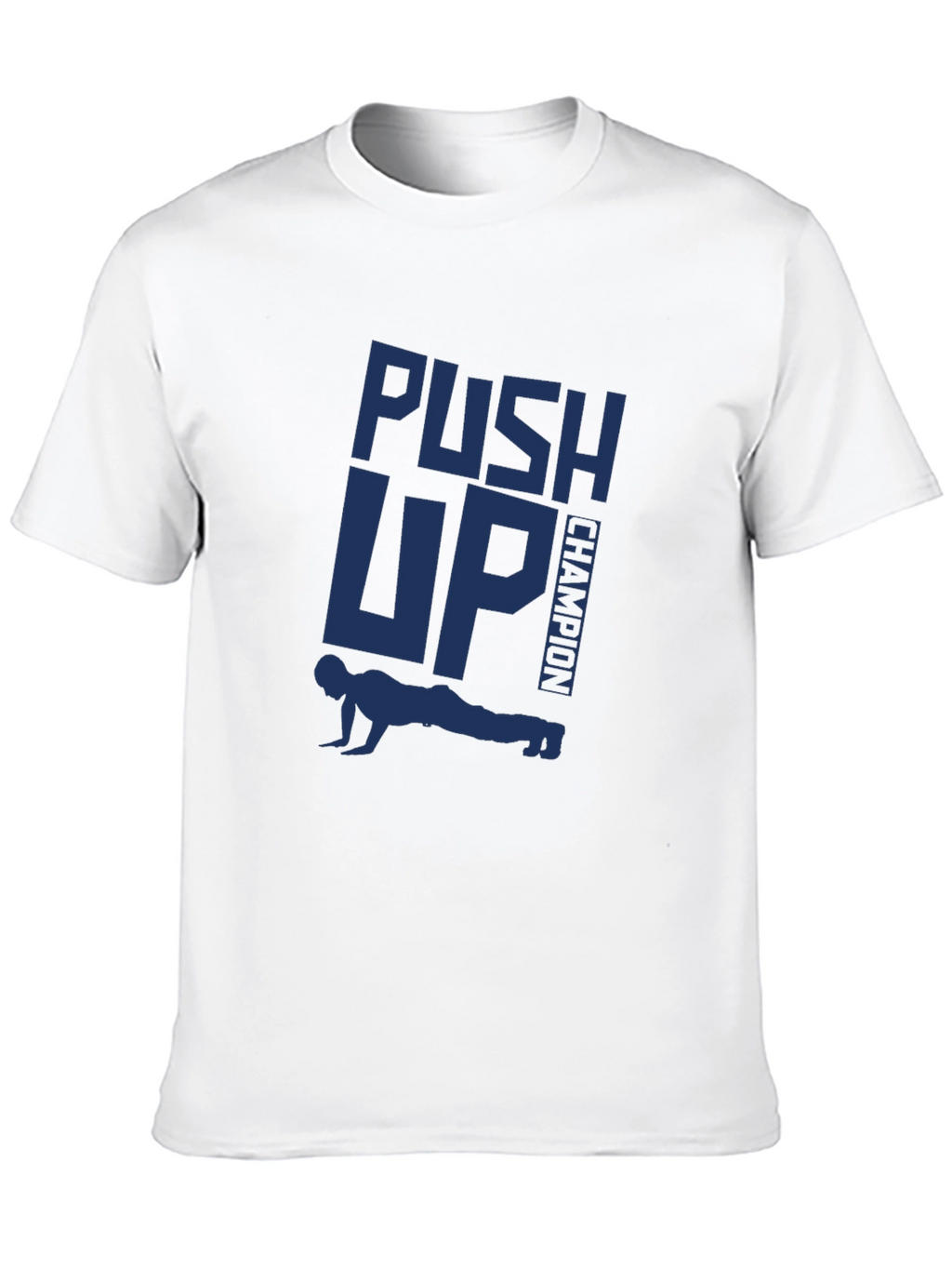 Push Up Champion Graphic Tee - Black