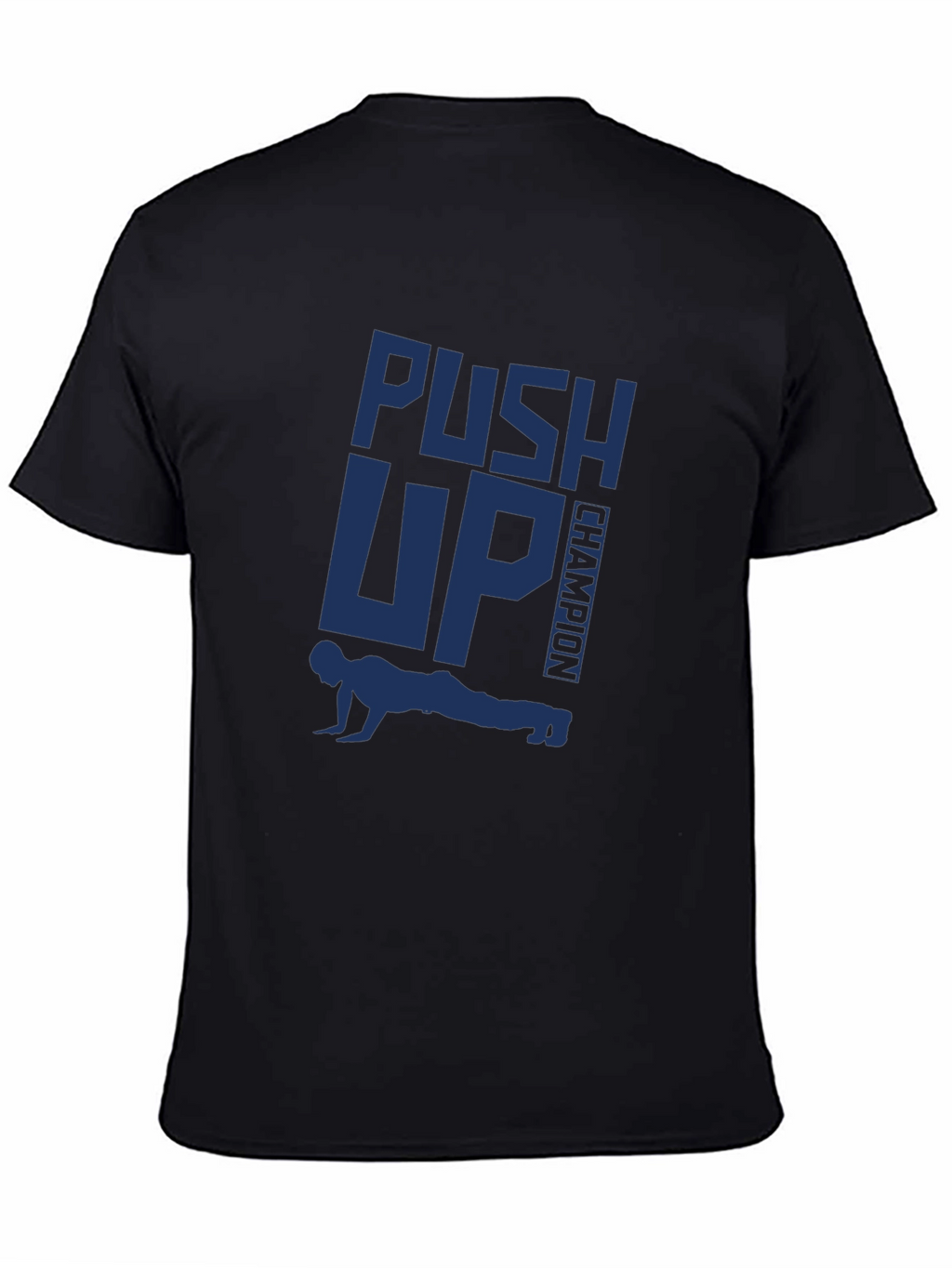 Push Up Champion Graphic Tee - Black