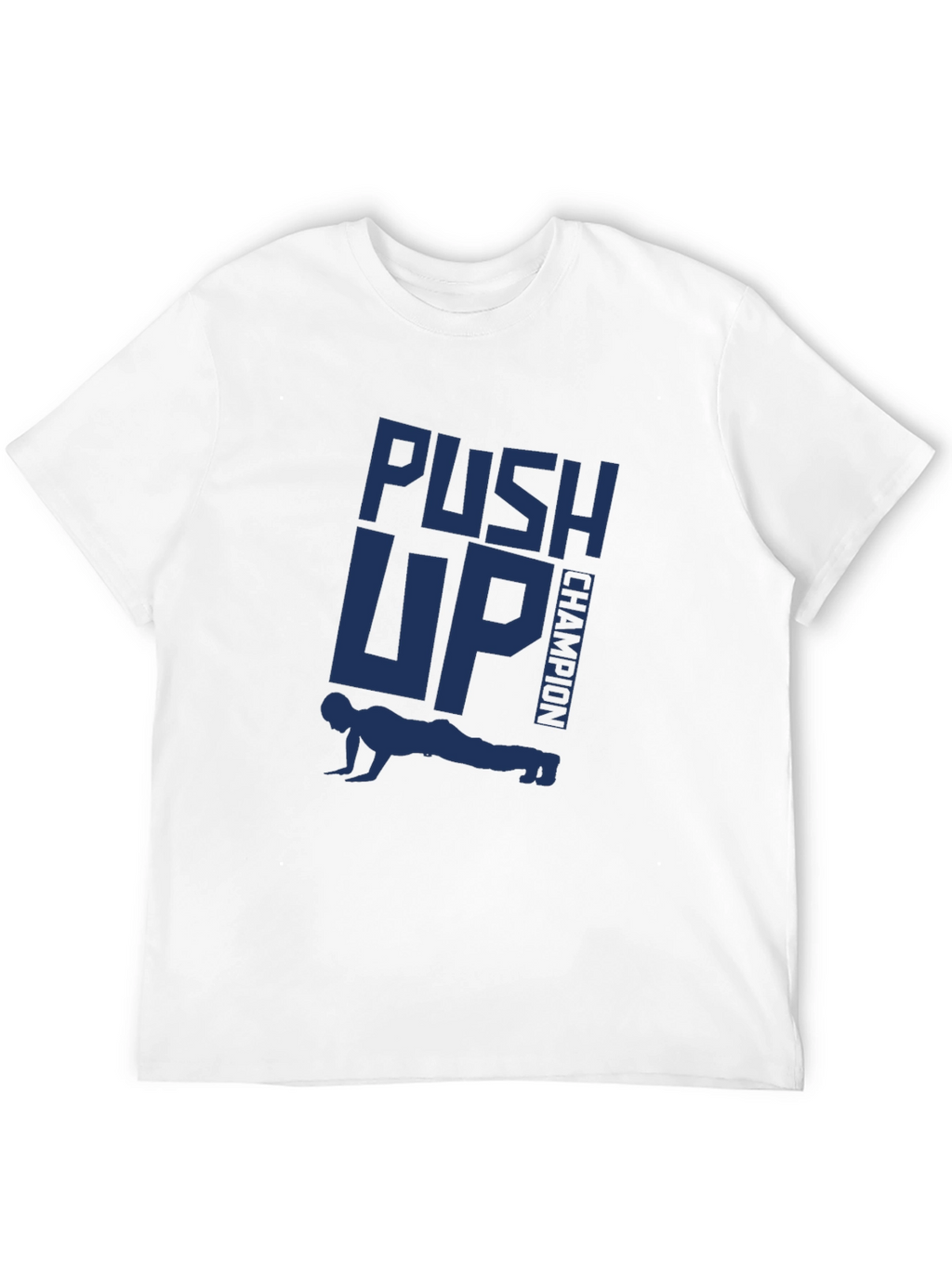 Push Up Champion Graphic Tee - Black