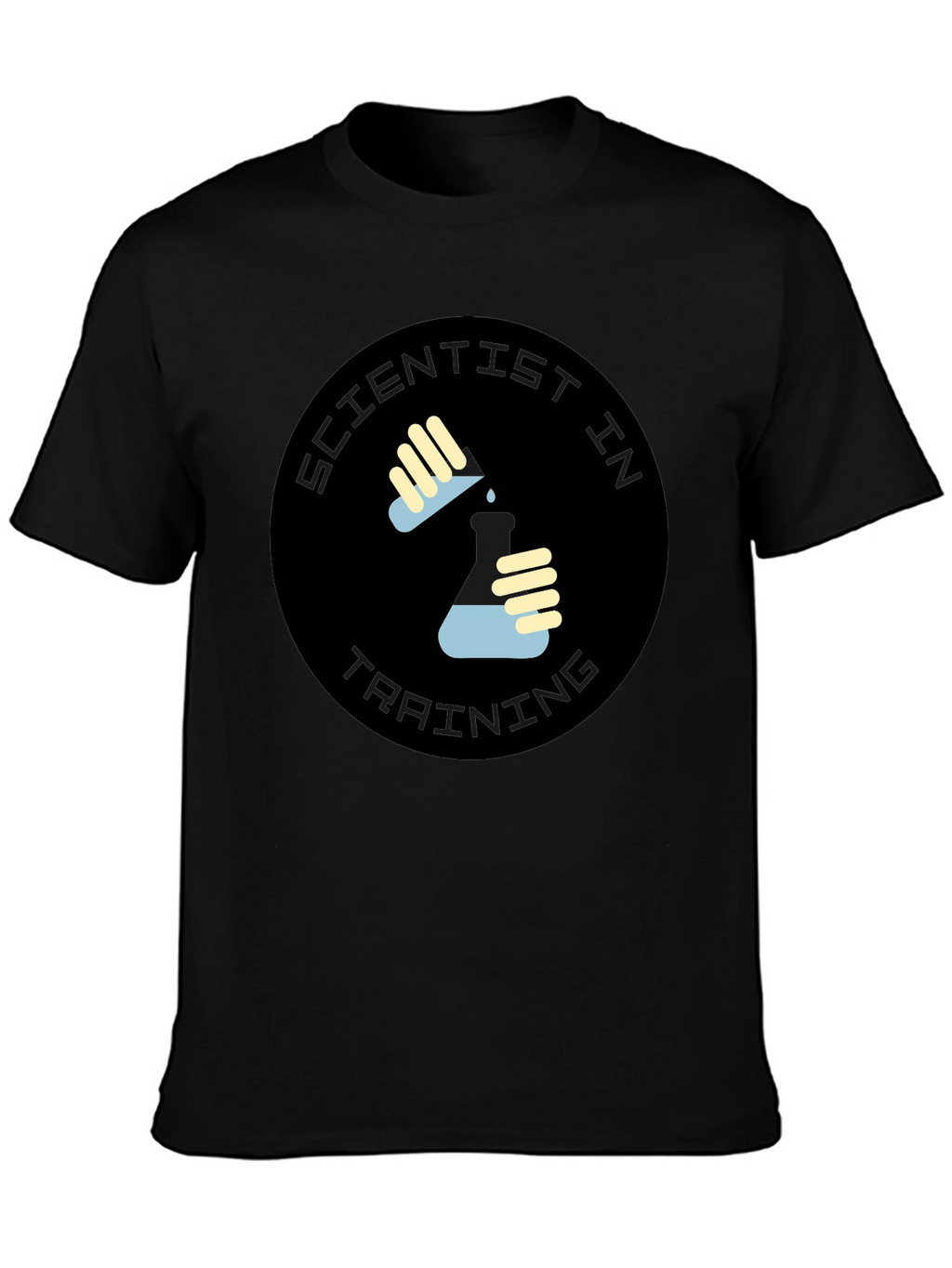 Scientist in Training Graphic Black T-Shirt
