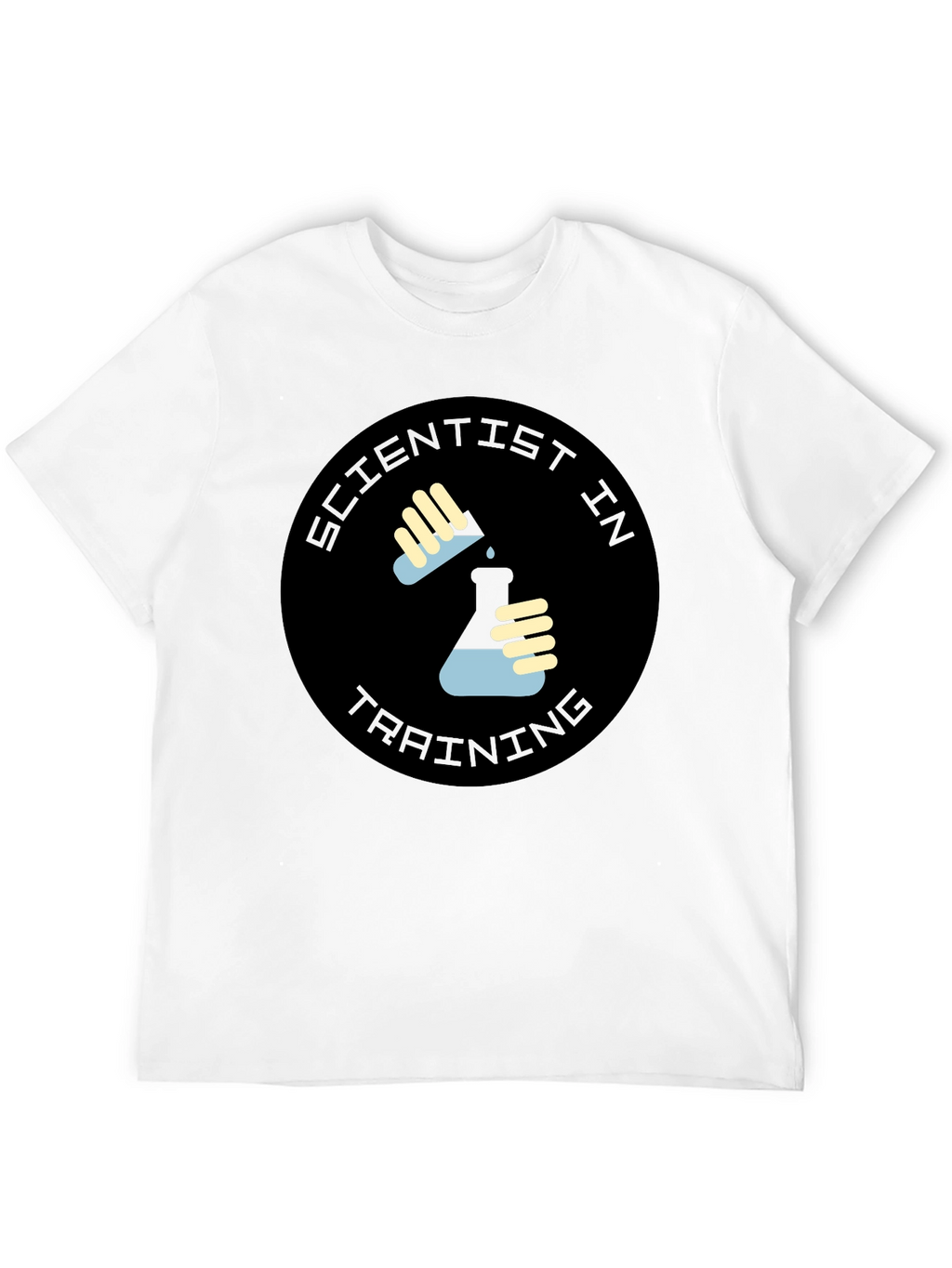 Scientist in Training Graphic Black T-Shirt