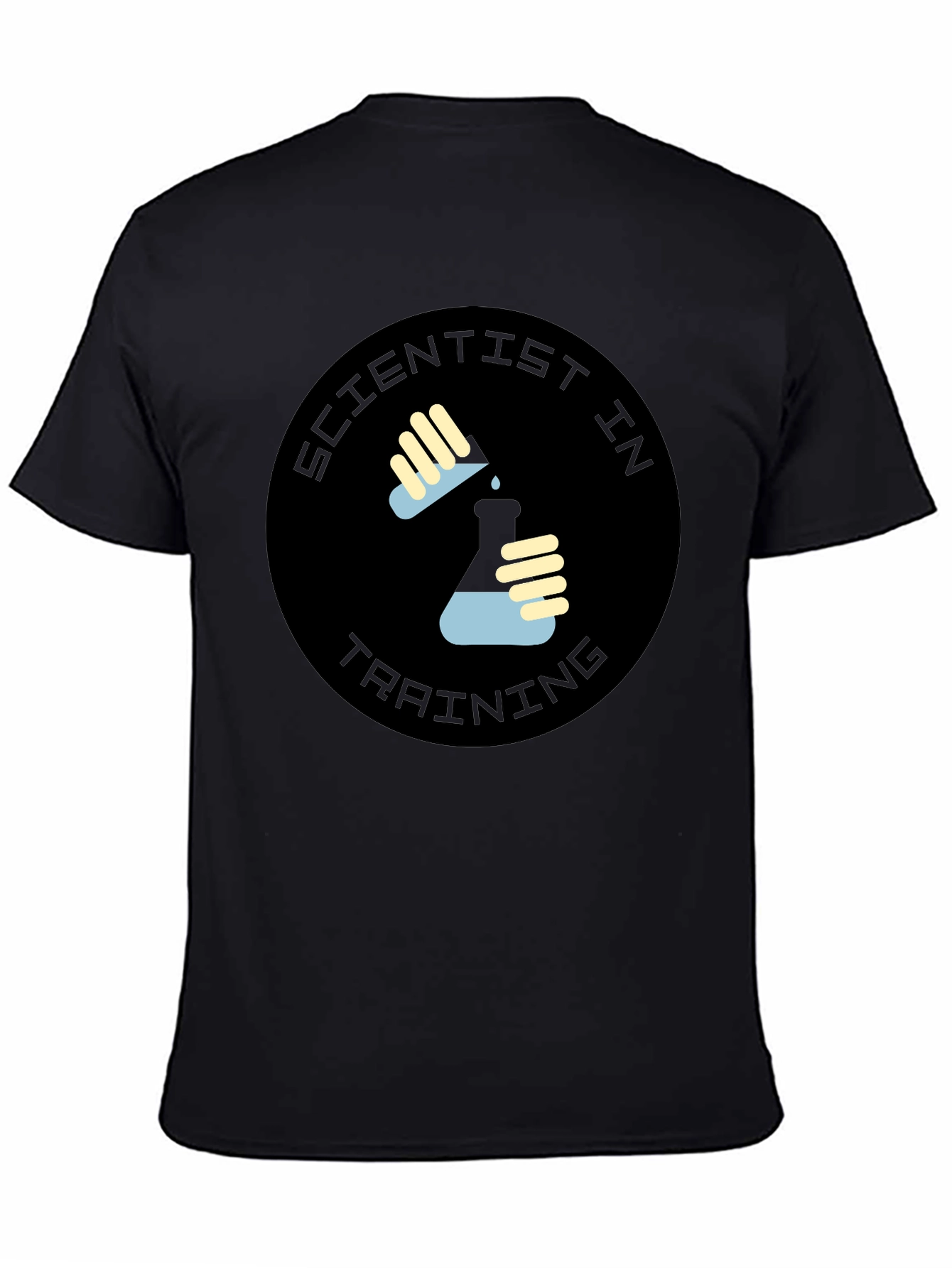 Scientist in Training Graphic Black T-Shirt