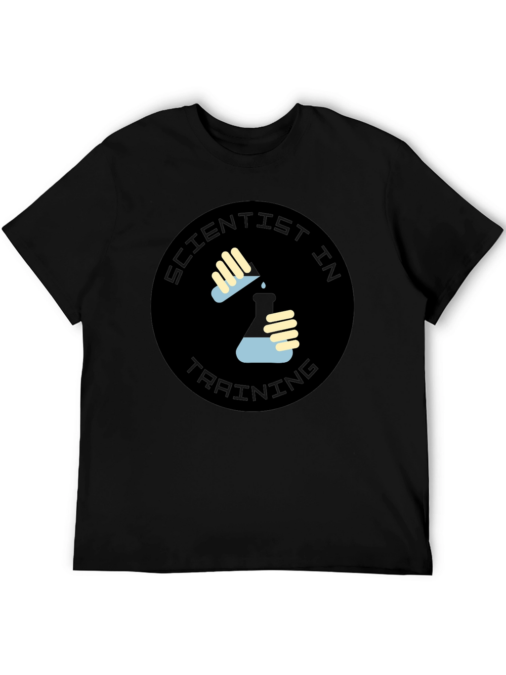 Scientist in Training Graphic Black T-Shirt