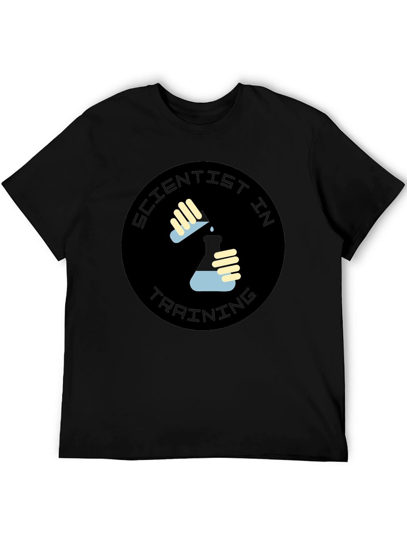Scientist in Training Graphic Black T-Shirt