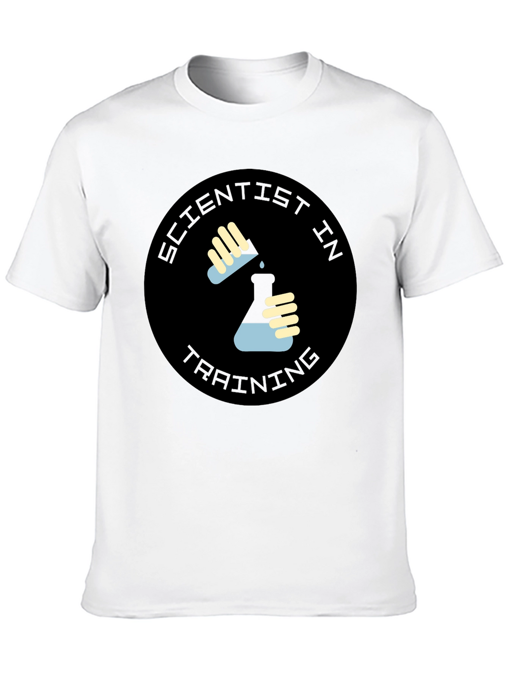 Scientist in Training Graphic Black T-Shirt