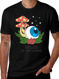 Eye and Mushroom Graphic Tee