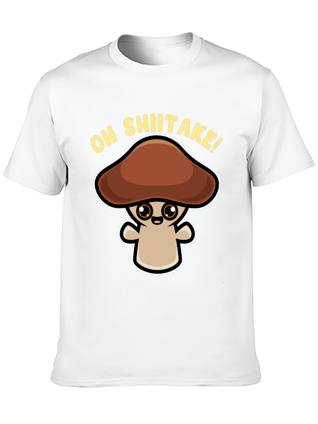 Oh Shiitake! Funny Mushroom Graphic Tee