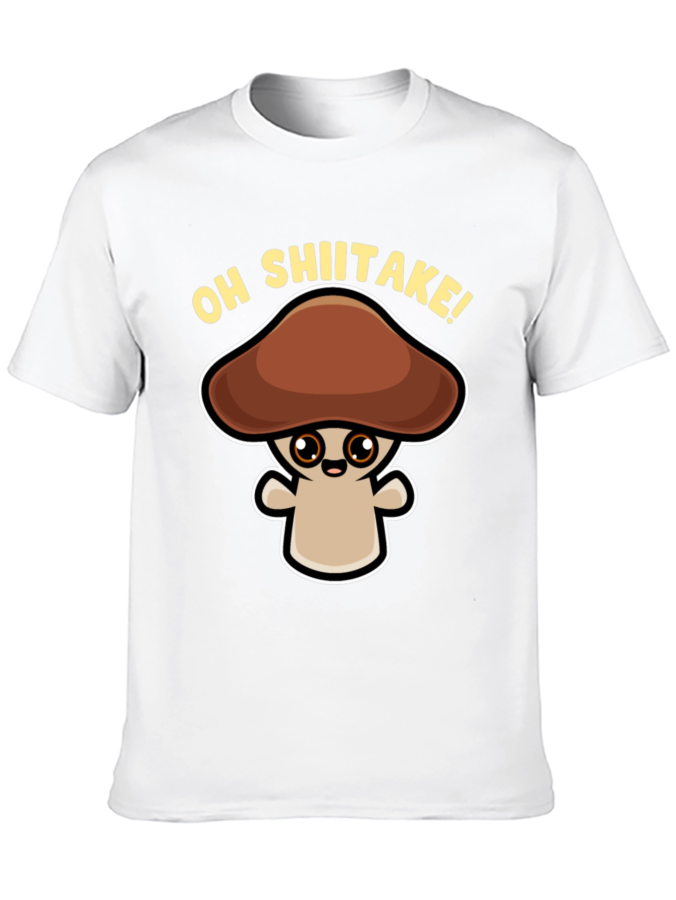 Oh Shiitake! Funny Mushroom Graphic Tee